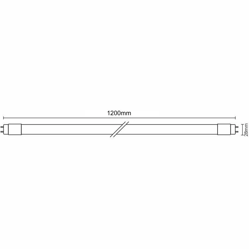 LED žiarivková trubica 18W - T8 / 1200mm / 6500K / 2700Lm, 25ks - TLS302