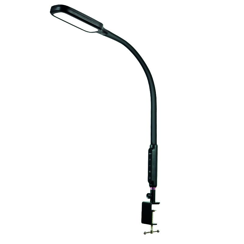 LED stojaca lampa XENIA 12W stmievateľná s časovačom ( stôl / zem / clip ) - DL4306/B