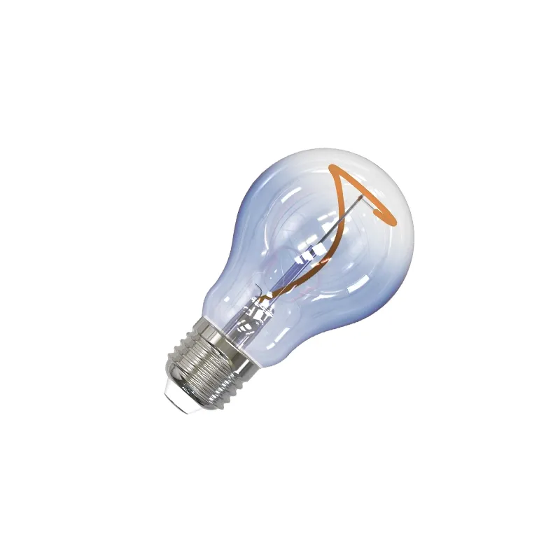 LED dekoratívna žiarovka / filament SHAPE 4W BLUE - A60 / E27 / 1800K - ZSF105