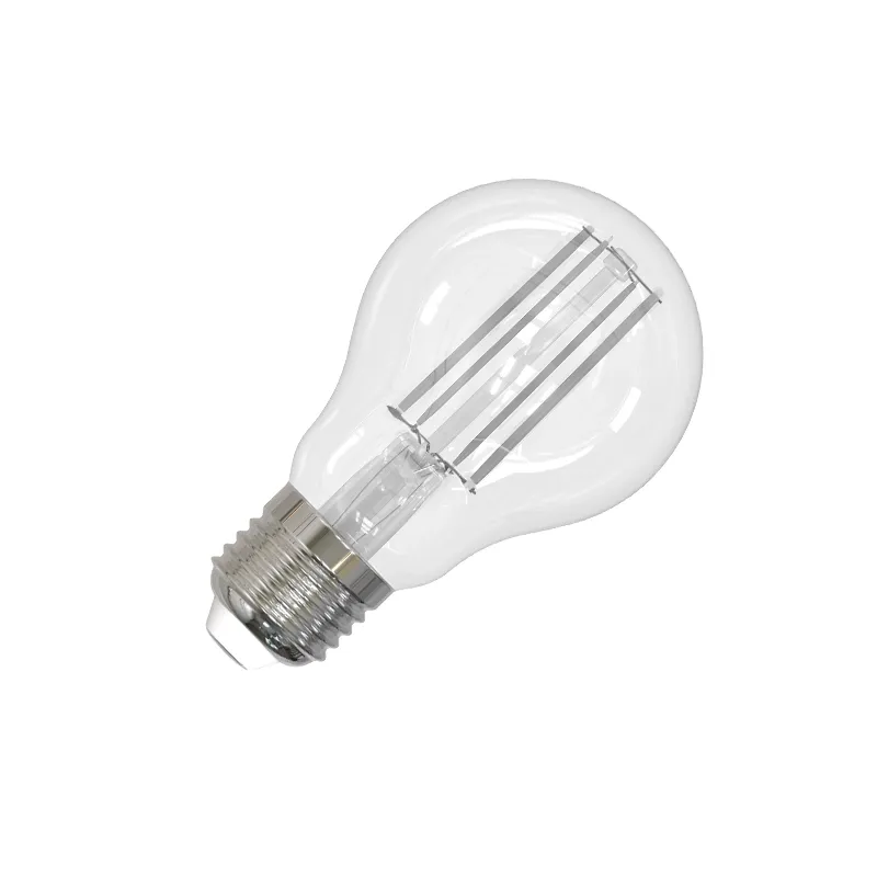 LED žiarovka / filament BIELY 9W - A60 / E27 / 3000K - ZWF102