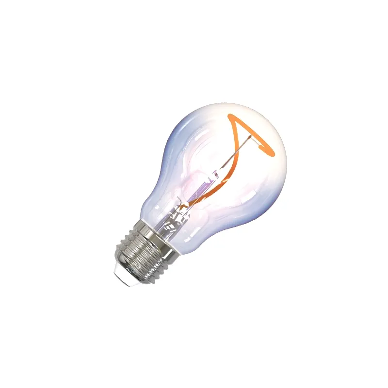 LED dekoratívna žiarovka / filament SHAPE 4W BLUE - A60 / E27 / 1800K - ZSF105
