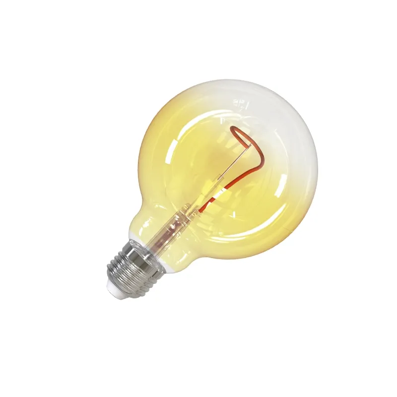 LED dekoratívna žiarovka / filament SHAPE 4W YELLOW - G95 / E27 / 1800K - ZSF109