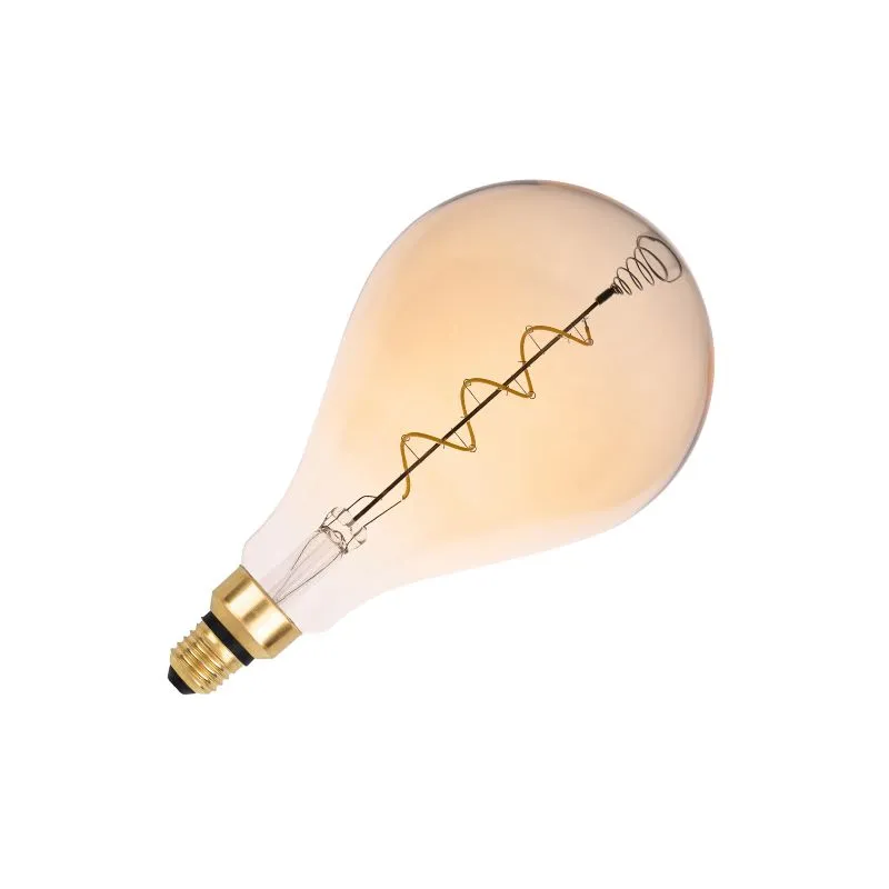 LED dekoratívna žiarovka / filament SPIRAL 4W VINTAGE - A165 / E27 / 2000K - ZSF113