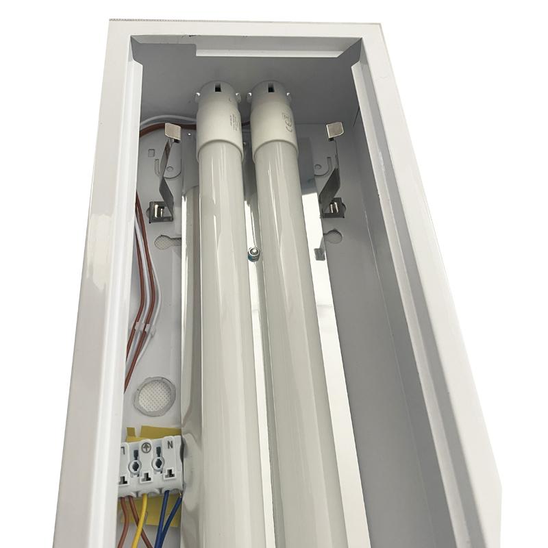 Biele žiarivkové prisadené svietidlo na 2 x T8 ( 120cm LED trubica ) - TL301