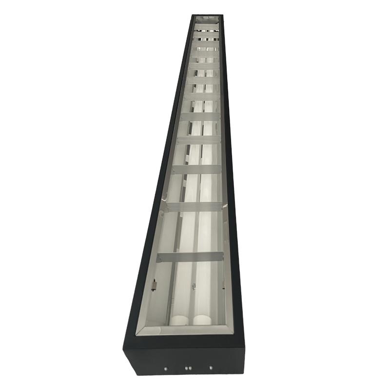 Čierne žiarivkové prisadené svietidlo na 2 x T8 ( 120cm LED trubica ) - TL301B