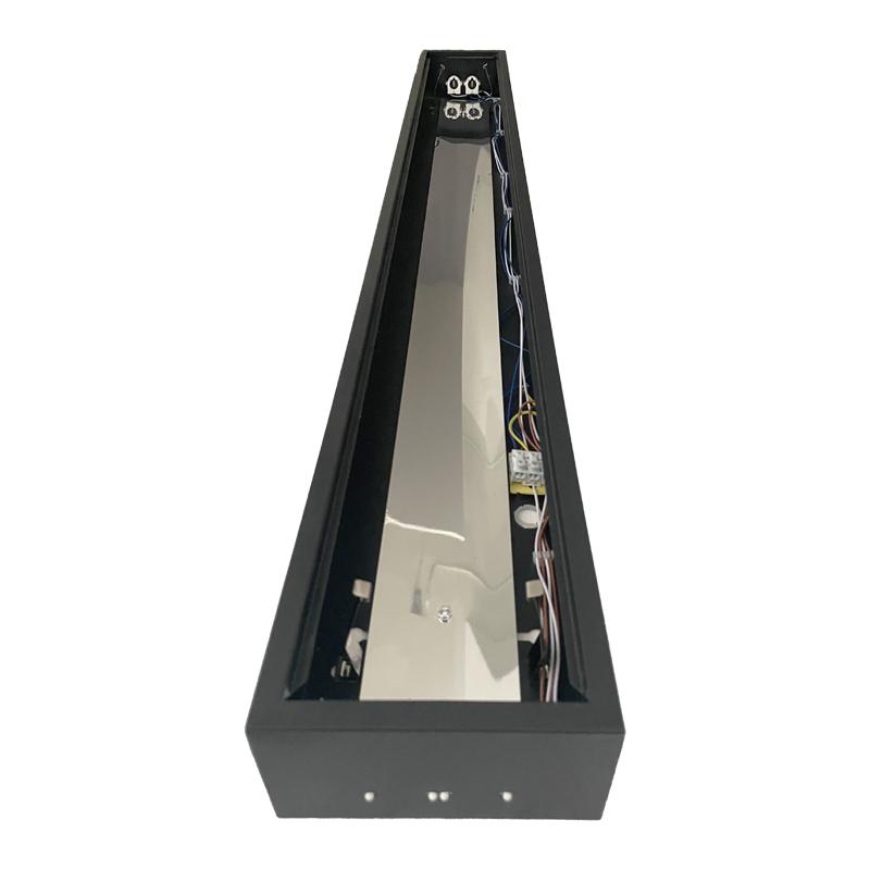 Čierne žiarivkové prisadené svietidlo na 2 x T8 ( 120cm LED trubica ) - TL301B