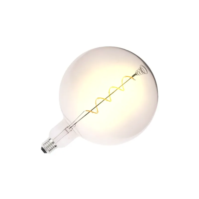 LED dekoratívna žiarovka / filament SPIRAL 4W SMOKE - G200 / E27 / 2000K - ZSF116