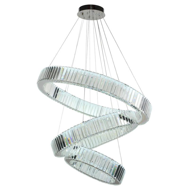 LED krištáľová lampa + diaľkový ovládač 115W - J6347/CH