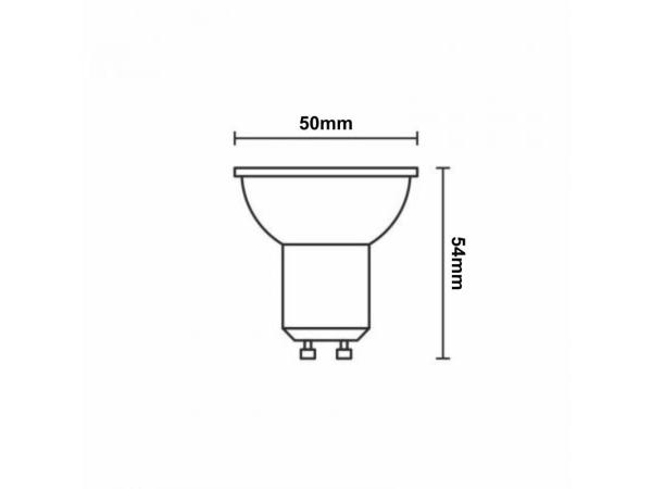 LED žiarovka 6,7W - GU10 / SMD / 3000K - ZLS1317 6