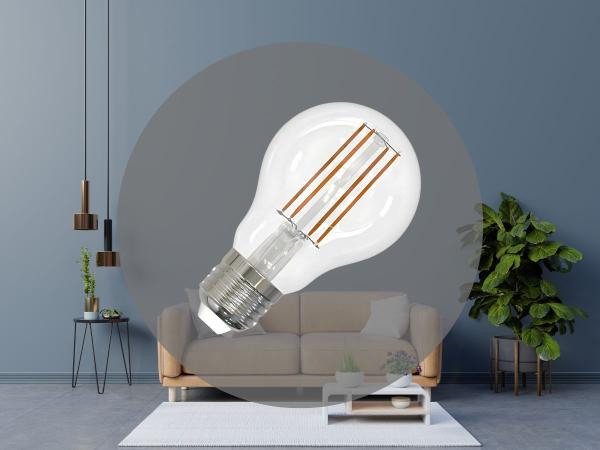 LED žiarovka / filament 7,5W - A60 / E27 / 4000K - ZLF522D