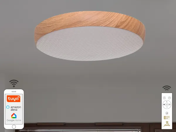 LED stropné svietidlo OPAL + diaľkový ovládač + Wifi 48W - LC942W