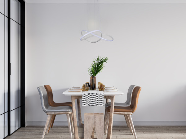 LED závesné svietidlo s diaľkovým ovládačom 85W - TA2311/W 2