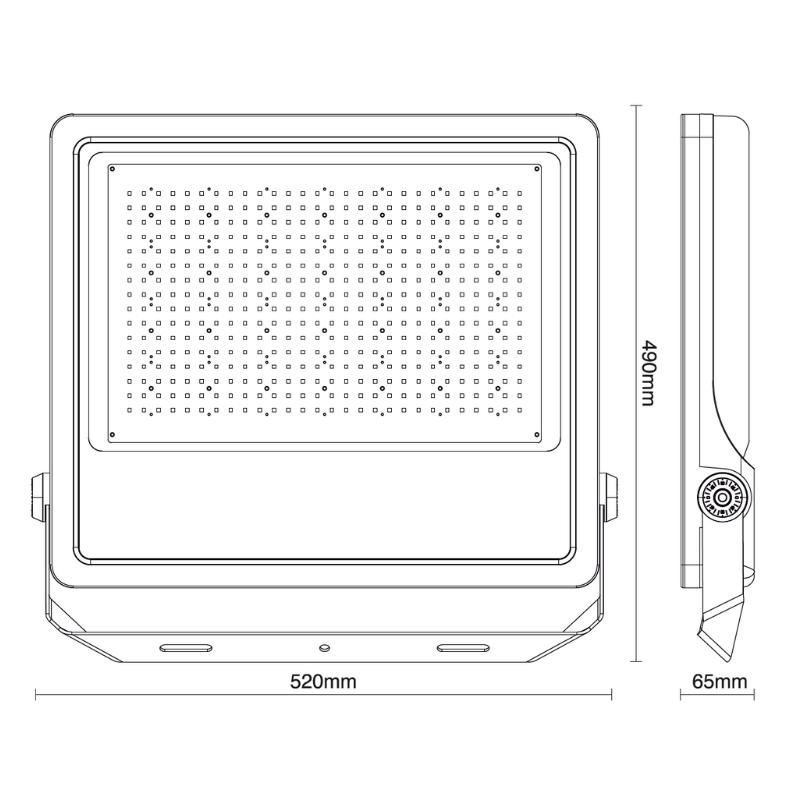 Vonkajší LED reflektor PROFI Plus 400W / 5000K - LF4029S