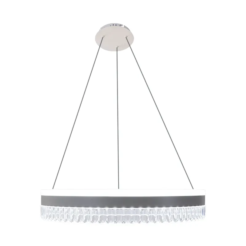 LED luxusné závesné krištáľové svietidlo s diaľkovým ovládačom 80W - TA2302/W