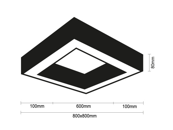 LED stropnica 100W - CL7532 7
