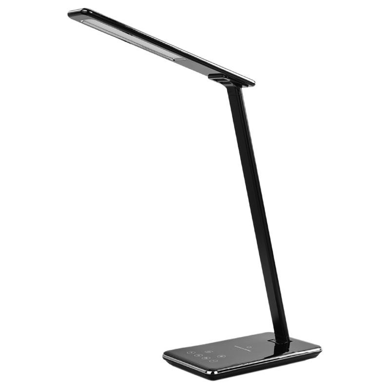 LED stolná lampa JOY stmievateľná s časovačom, bezdrôtovým nabíjaním a USB 6W - DL2301/B 1