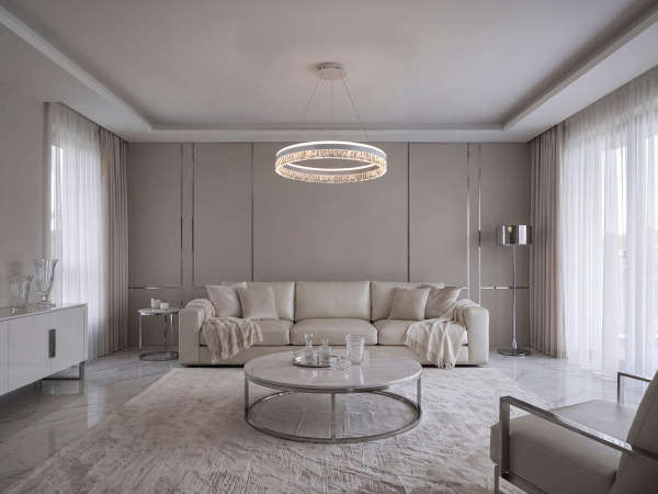 LED závesné svietidlo + diaľkový ovládač 80W - J4391/W 1