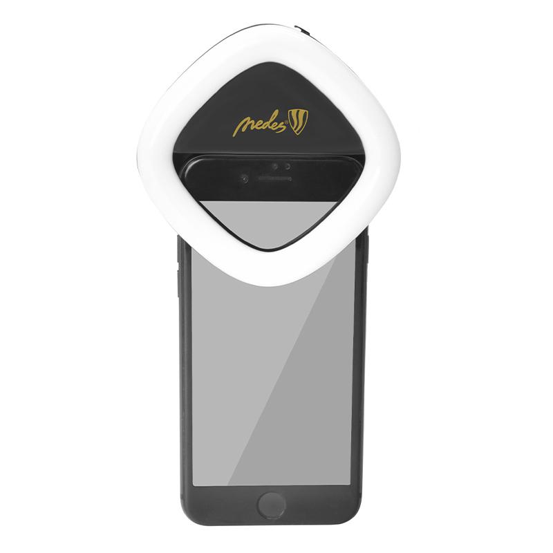 LED nabíjacie selfie + zrkadlo + powerbank - ML02R