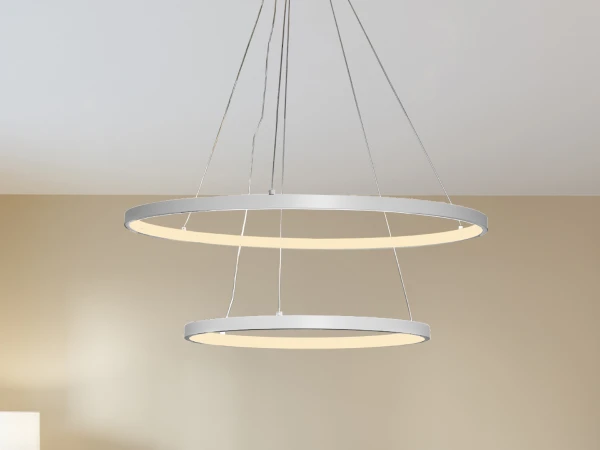 LED visiace svietidlo + diaľkový ovládač 75W - J4307/W 1