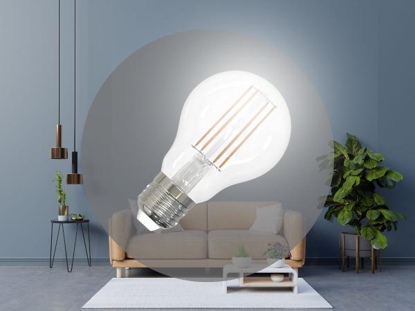 LED žiarovka / filament 7,5W - A60 / E27 / 4000K - ZLF522D 1