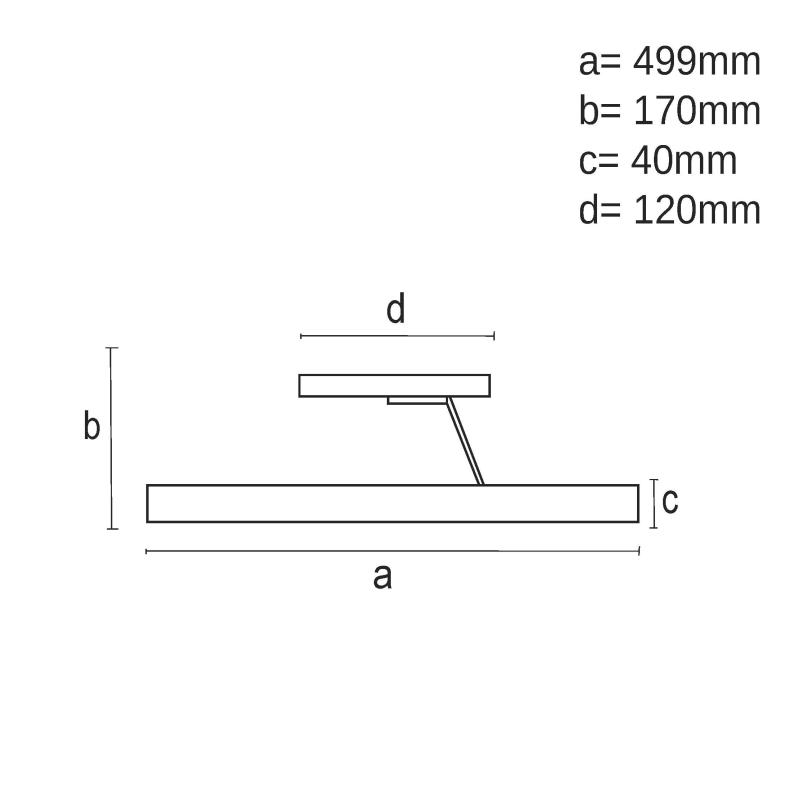 LED stropné svietidlo s diaľkovým ovládačom 40W - TA1313/B