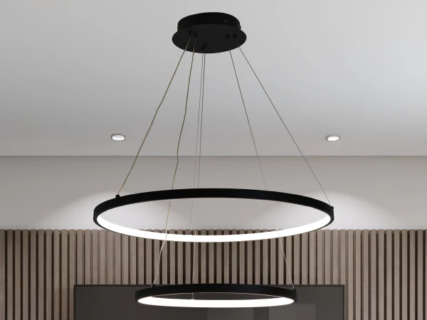 LED visiace svietidlo + diaľkový ovládač 75W - J4307/B 1