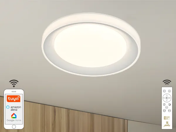 LED stropná lampa OPAL RGB + CCT + diaľkový ovládač + Wifi 24W - LC951U 1