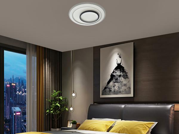 LED stropná lampa + diaľkový ovládač 85W - J1309/W 2