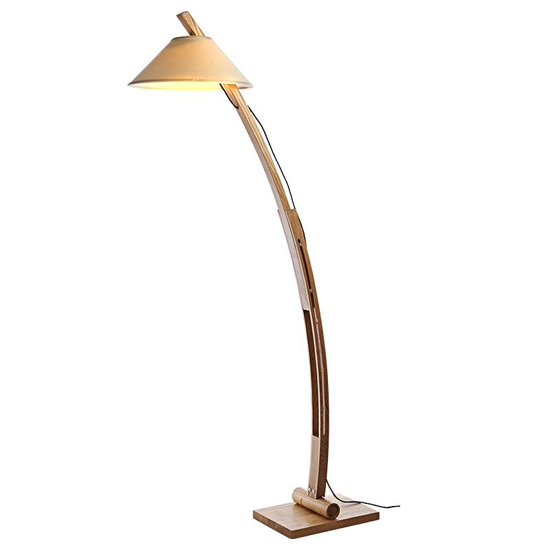 Dizajnová stojaca lampa z masívneho dreva E27 / 60W - WRE201