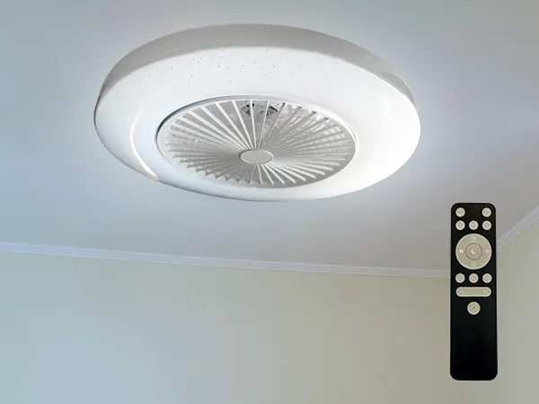 LED stropné svietidlo + stropný ventilátor STAR + diaľkový ovládač 72W - LCL6350 1