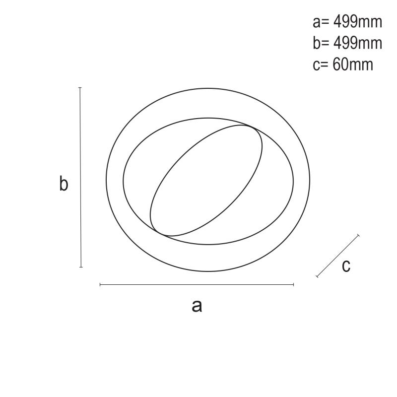 LED stropné svietidlo + diaľkový ovládač 100W - J1310/W