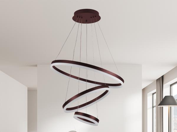 LED závesná lampa + diaľkový ovládač 85W - J4312/BR