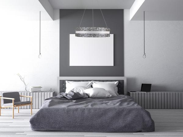 LED luxusné závesné krištáľové svietidlo s diaľkovým ovládačom 80W - TA2303/W 2