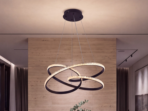 LED závesné svietidlo + diaľkový ovládač 80W - J4389/B