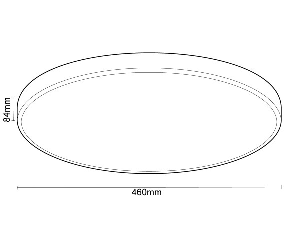 LED stropná lampa OPAL + diaľkový ovládač + Wifi 48W - LC902AS/WH 6