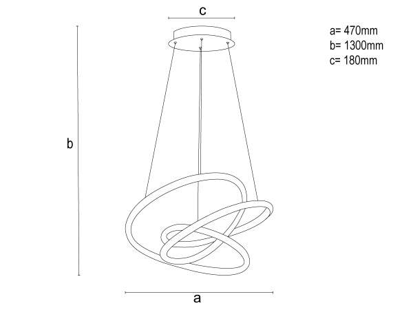 LED závesné svietidlo s diaľkovým ovládačom 90W - TA2307/W 9