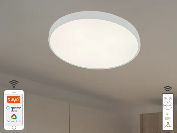 LED stropná lampa OPAL + diaľkový ovládač + Wifi 48W - LC902AS/WH 1