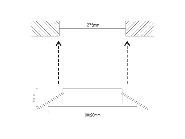 Rámik na GU10 - SR008 5