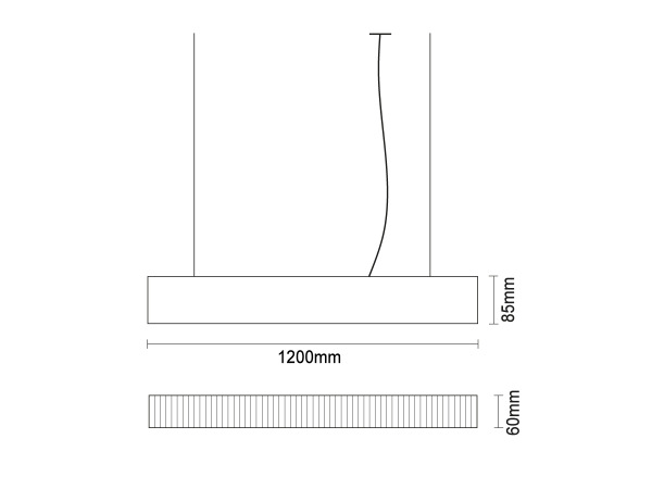 LED lineárne svietidlo 55W - LN70 7