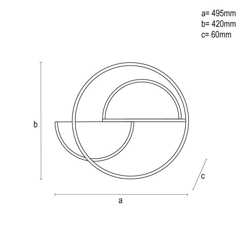 LED stropné svietidlo s diaľkovým ovládačom 70W - TA1315/WB 10