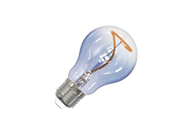 LED dekoratívna žiarovka / filament SHAPE 4W BLUE - A60 / E27 / 1800K - ZSF105 2