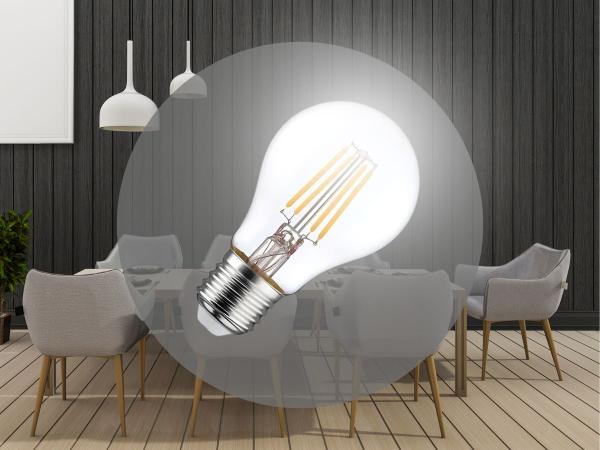 LED žiarovka / filament 6W - A60 / E27 / 4000K - ZLF521 1