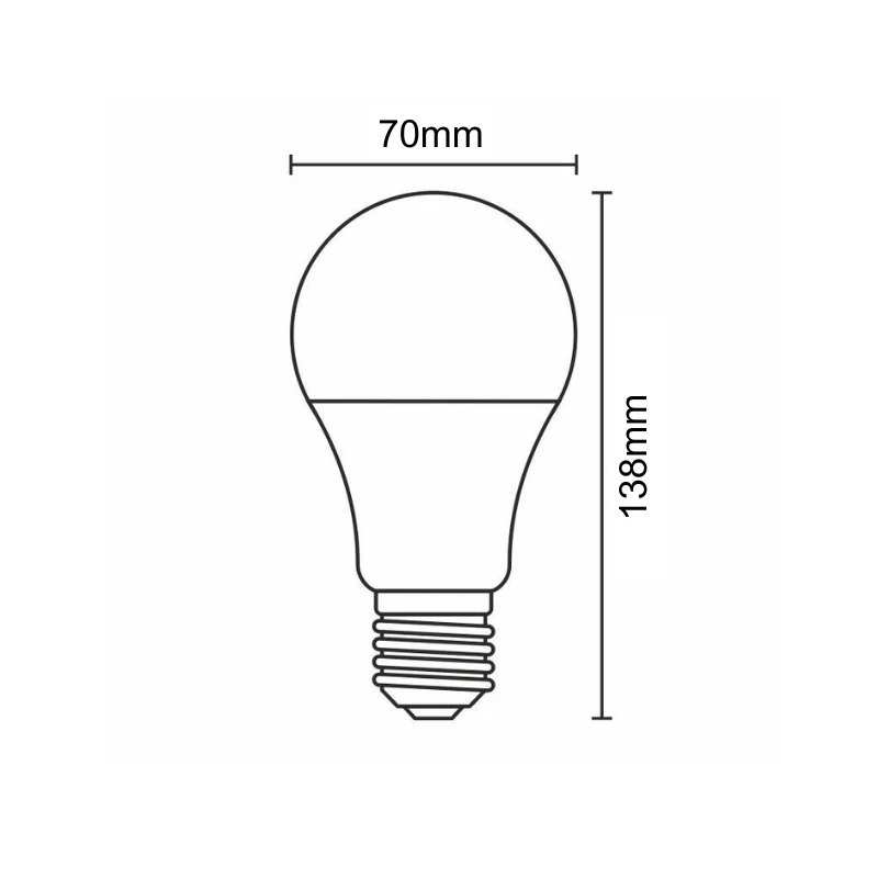 LED žiarovka 18W - A70 / E27 / SMD / 4000K - ZLS527 3