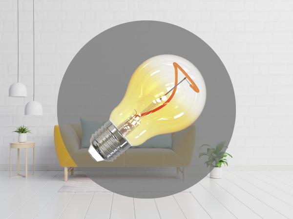 LED dekoratívna žiarovka / filament SHAPE 4W YELLOW - A60 / E27 / 1800K - ZSF106