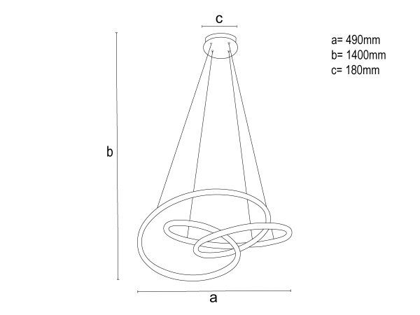 LED závesné svietidlo s diaľkovým ovládačom 85W - TA2308/B 9