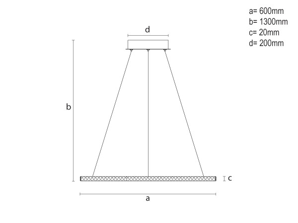 LED závesné svietidlo s diaľkovým ovládačom 90W - TA2313/W 8