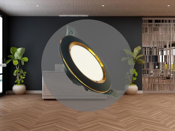 LED podhľadové svietidlo 7,5W 4000K / SMD / BK-G - LDL321BG