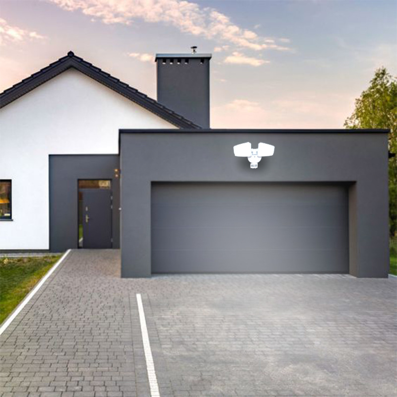 Vonkajší biely LED reflektor s PIR senzorom 24W / 3000K / 4000K / 6000K - LFX125 4