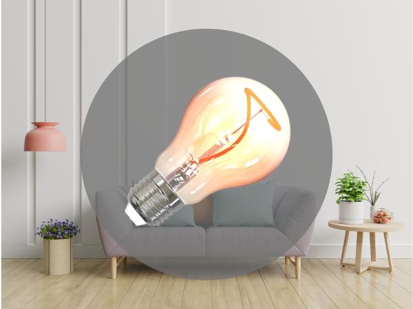 LED dekoratívna žiarovka / filament SHAPE 4W BRAUN - A60 / E27 / 1800K - ZSF107 1