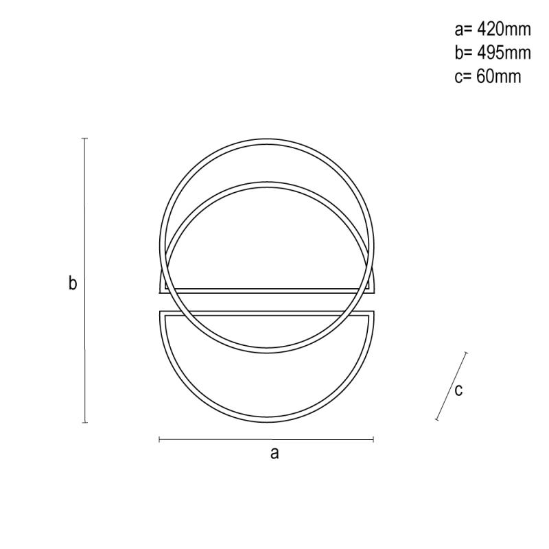 LED stropné svietidlo s diaľkovým ovládačom 80W - TA1317/WB 12